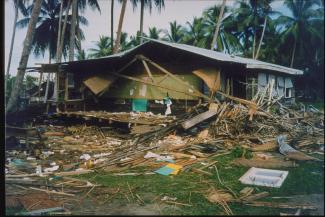 Photo of Papua New Guinea Earthquake Destruction