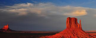 Photo of Monument Valley land formation