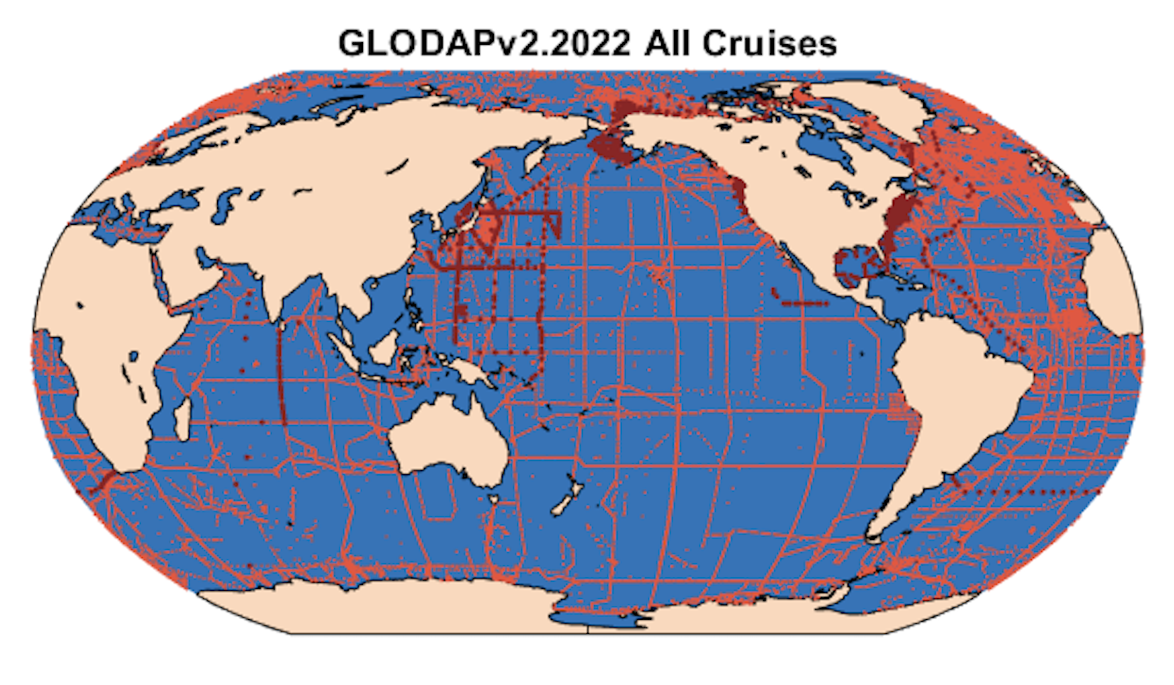 GLODAPv2.2022 Global Map
