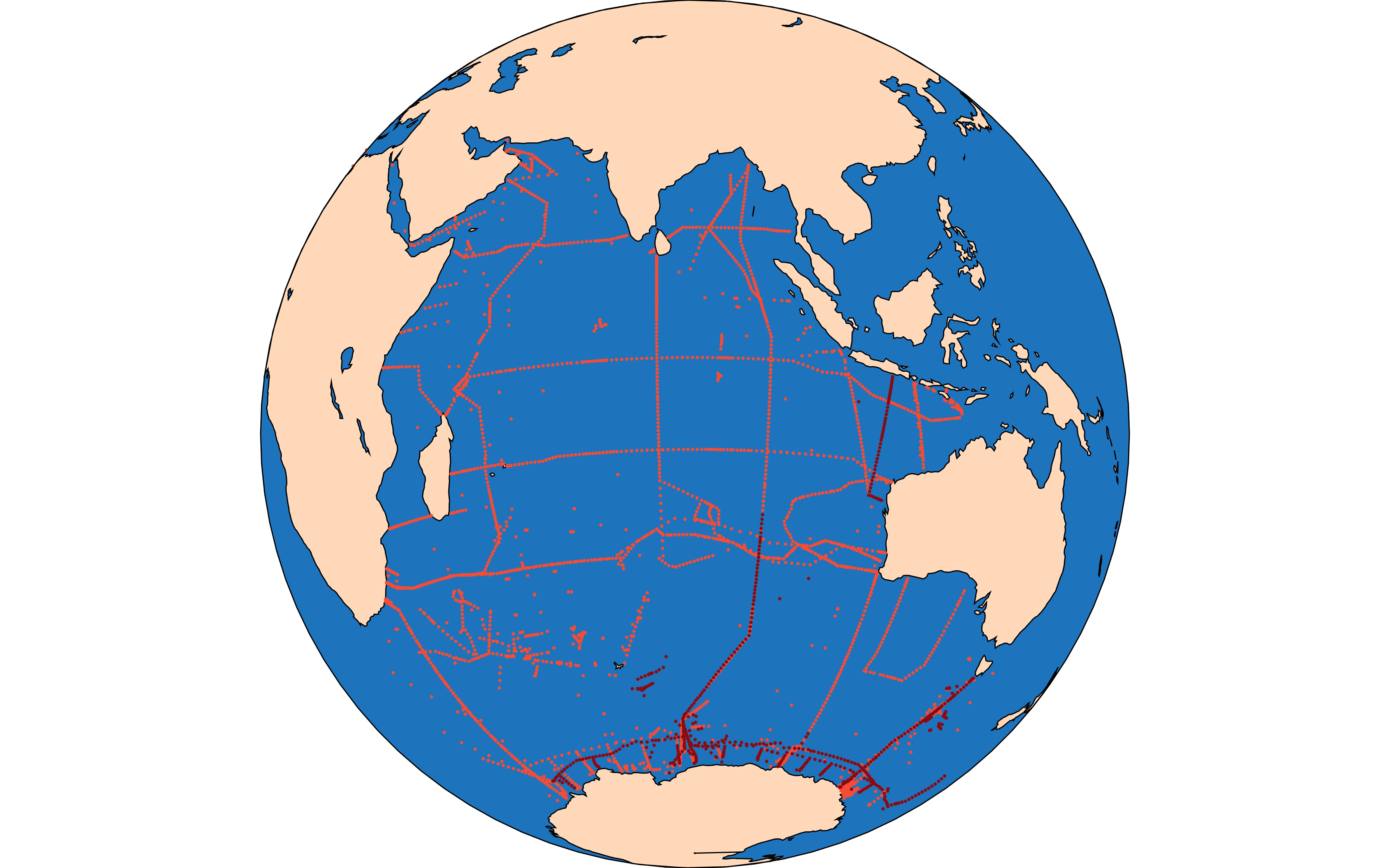 GLODAPv2 Indian Map