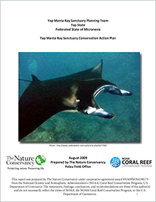 Yap Manta Ray Sanctuary Conservation Action Plan