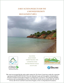 Early action projects for the Cabo Rojo Priority Management Area