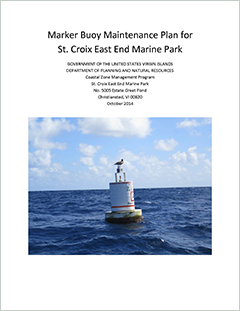 Marker Buoy Maintenance Plan for St. Croix East End Marine Park