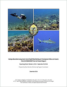 Comprehensive long-term coral reef monitoring at permanent sites on Guam