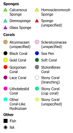 ERDDAP - Deep Sea Corals Research and Technology Program National Database  - Make A Graph
