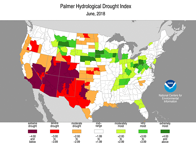 November 2018 Drought Report  National Centers for Environmental  Information (NCEI)