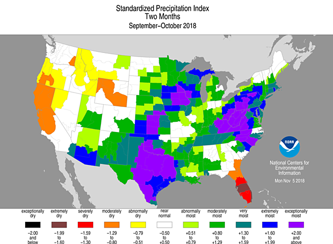 2-month Standardized Precipitation Index