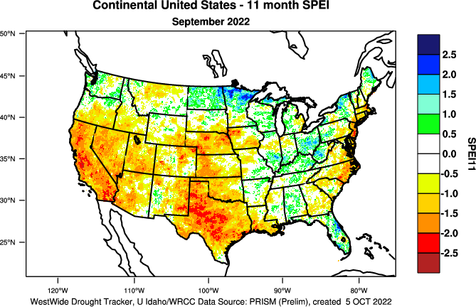 September 2022 Drought Report  National Centers for Environmental  Information (NCEI)