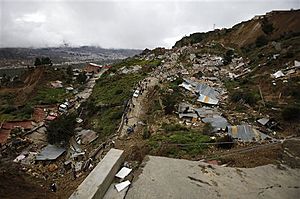 Photo of La Paz, Bolivia Landslide