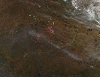 Russian Wildfires on 23 September 2012