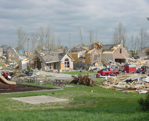 Gallatin, TN tornado damage, April 2006