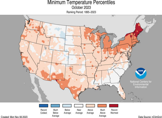 Temperatures and wind increase: Tuesday, October 24, 2023 