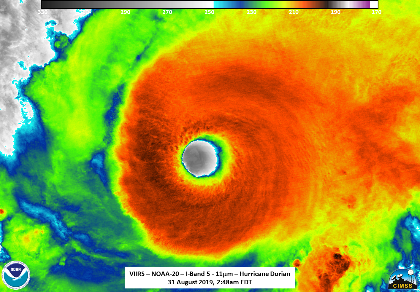 Hurricane Dorian Satellite Image