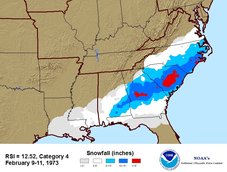 RSI map based on Snowstorm Database