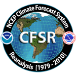 NCEP Climate Forecast System Reanalysis (CFSR) Logo