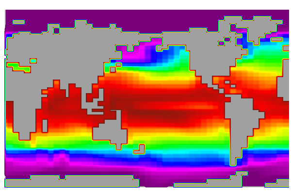 sea surface temperature graphic