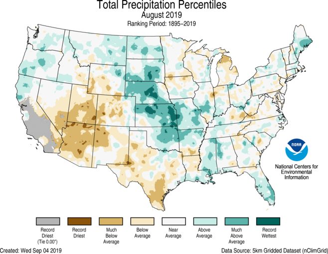 Assessing The U S Climate In August 2019 News National