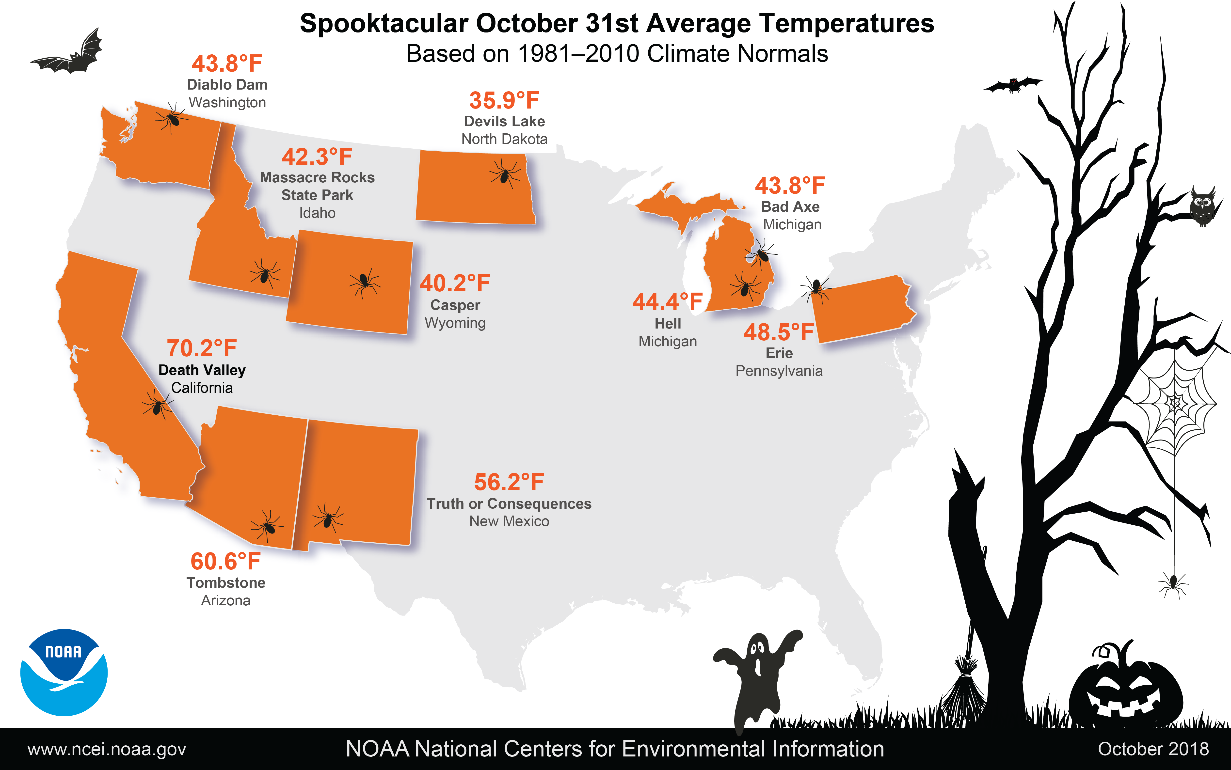America’s Spooktacular October Climate News National Centers for