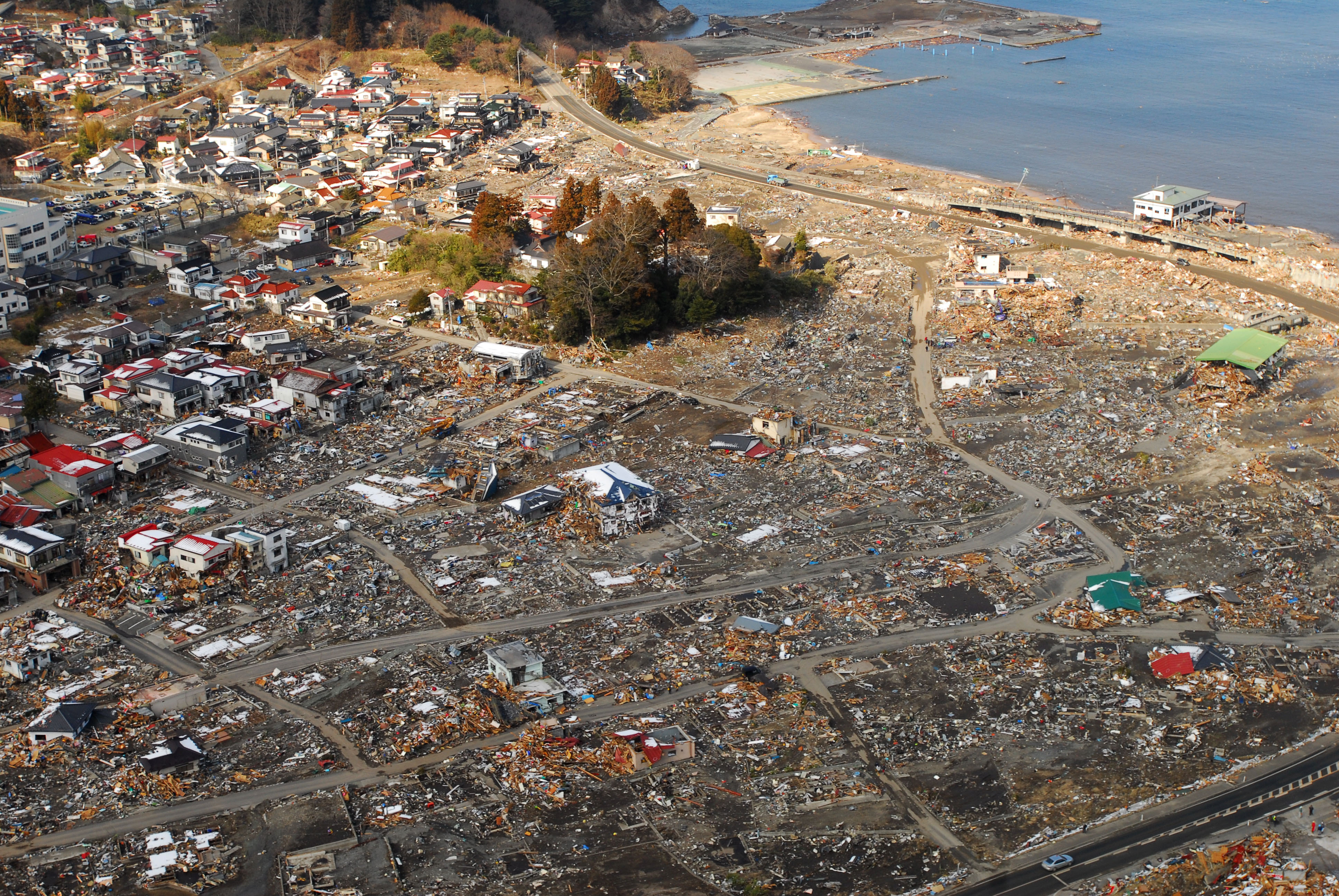 Photo of March 11, 2011 Tohoku, Japan, earthquake and tsunami