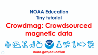 Moving image showing the steps involved in using the CrowdMag platform.