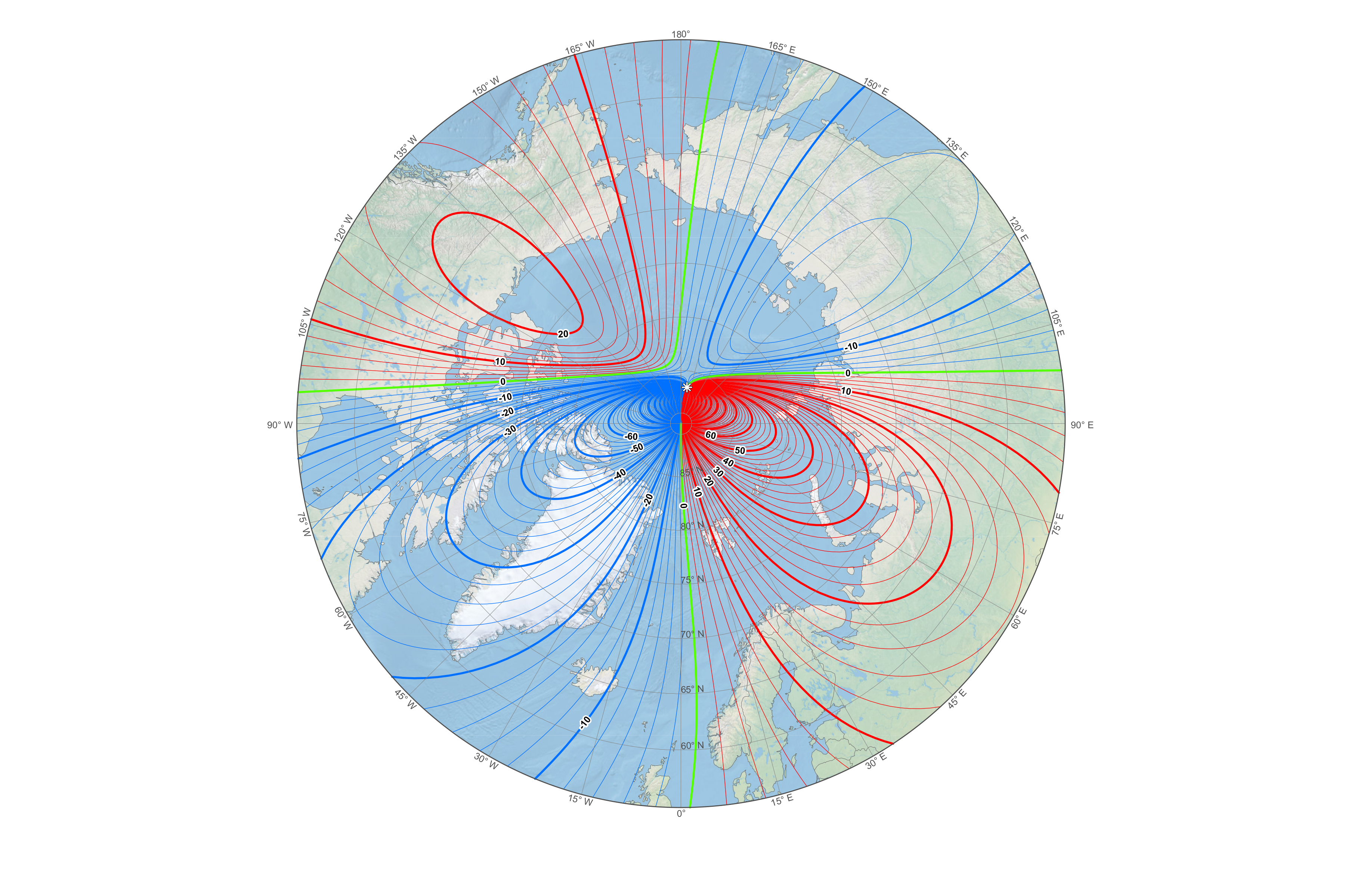 World Magnetic Chart