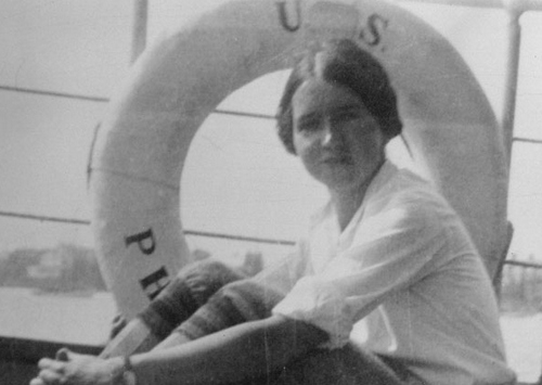 Rachel Carson in Woods Hole, 1929.