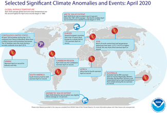 April 2020 Global Significant Events Map