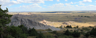 Photo of the Badlands in South Dakota