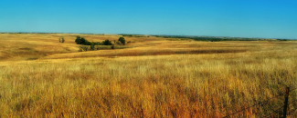 Photo of a Nebraska prairie and plains landscape