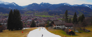 Alt text: Skiing in the Bavarian Alps.