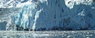 Photo of an Arctic glacier