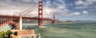 Photo of the Golden Gate Bridge in San Francisco, California