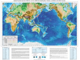 Map of 2008 Global Tsunami Sources