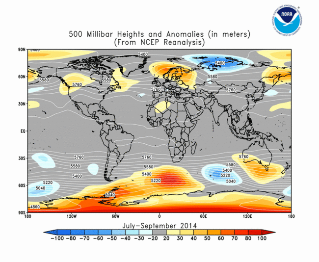 4893 - 2014 Global Forever Stamp - Sea Surface Temperatures