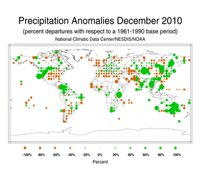 December 2010 Precipitation Percent Departures